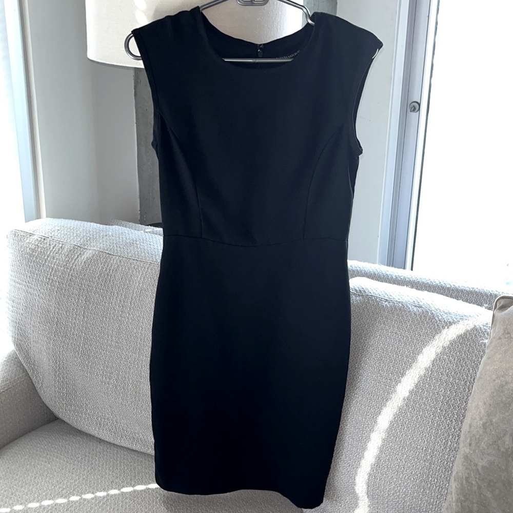 Banana Republic Black Dress Office Lined Size 0